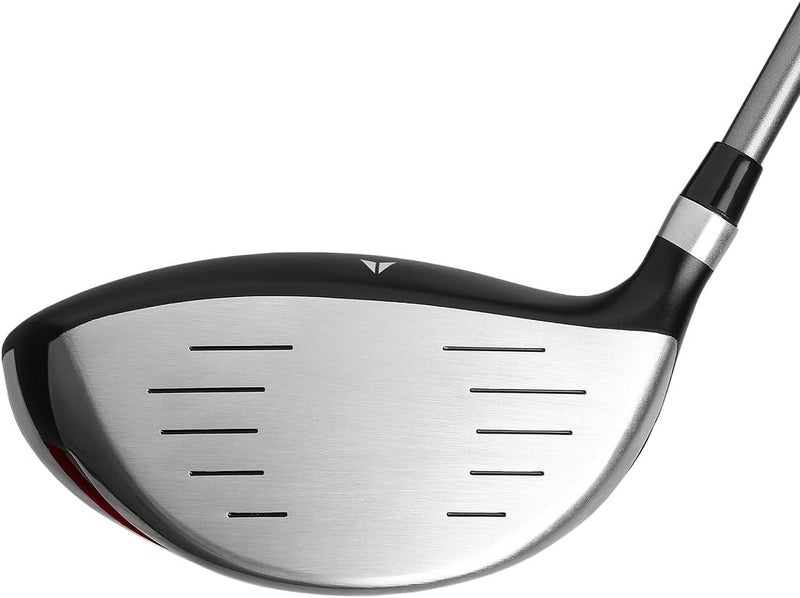PowerBilt TPS Blackout Max Driver, Men's 10.5 Degree in Black/Red with Headcover - Image 4